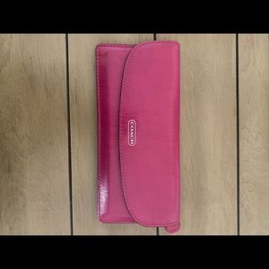 Pink Coach Wallet